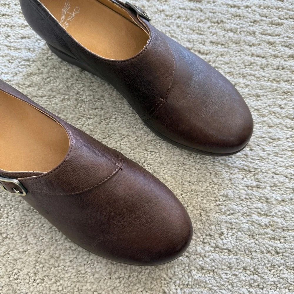 NEW‎ Dansko MARISA BURNISHED NUBUCK 8.5-9 Leather Slip On Shoe 39 COMFORT WOMEN